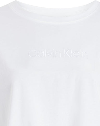 Calvin Klein Undertøy Norge Dame T-skjorte hvit bomull cropped
