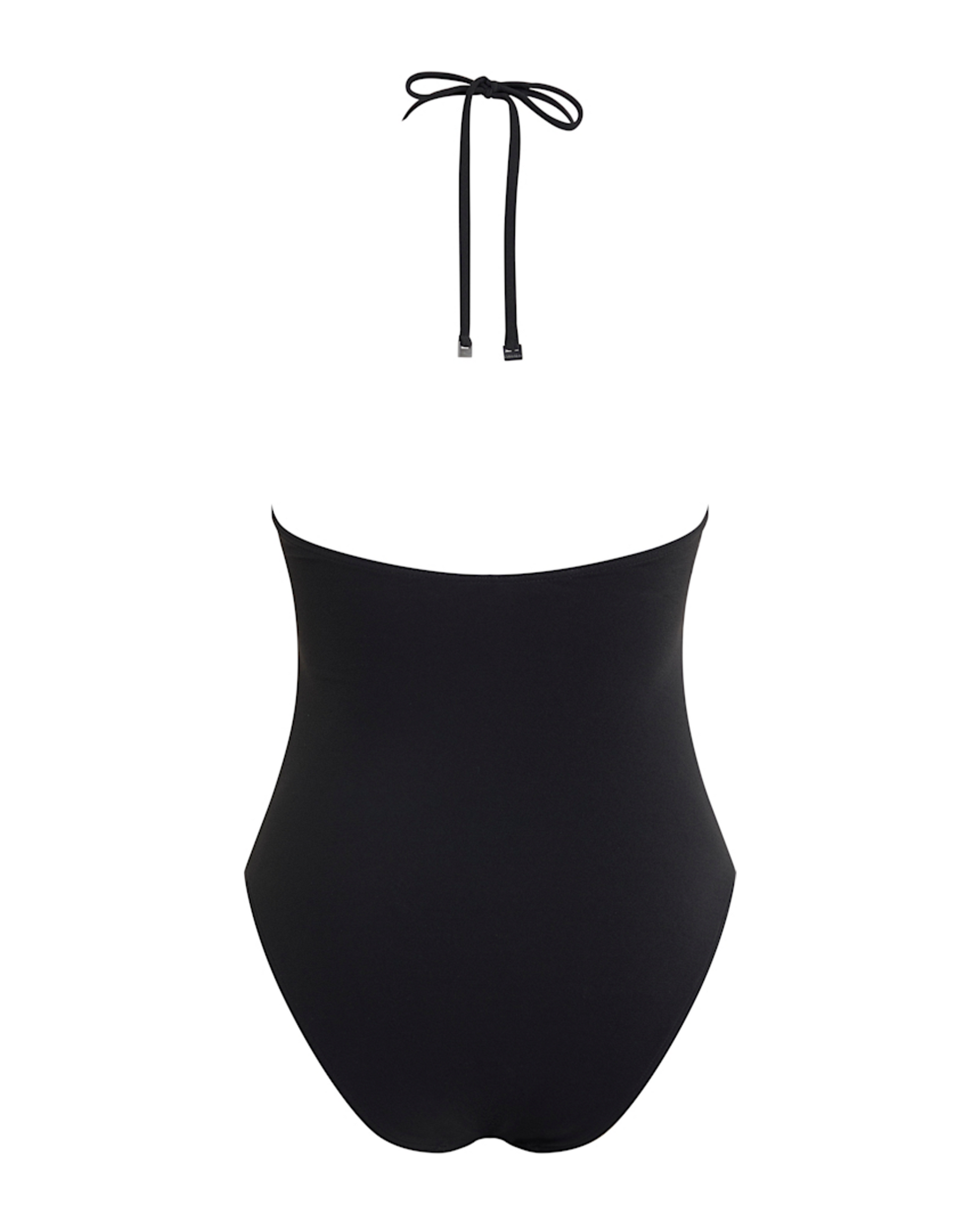 Badedrakt bandeau one piece calvin klein wire swimwear svart sort black, norge frilin badetøy