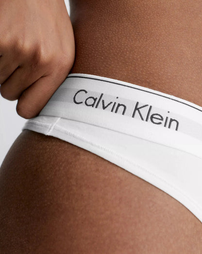 Calvin Klein thong string, undertøy, bomull hvit