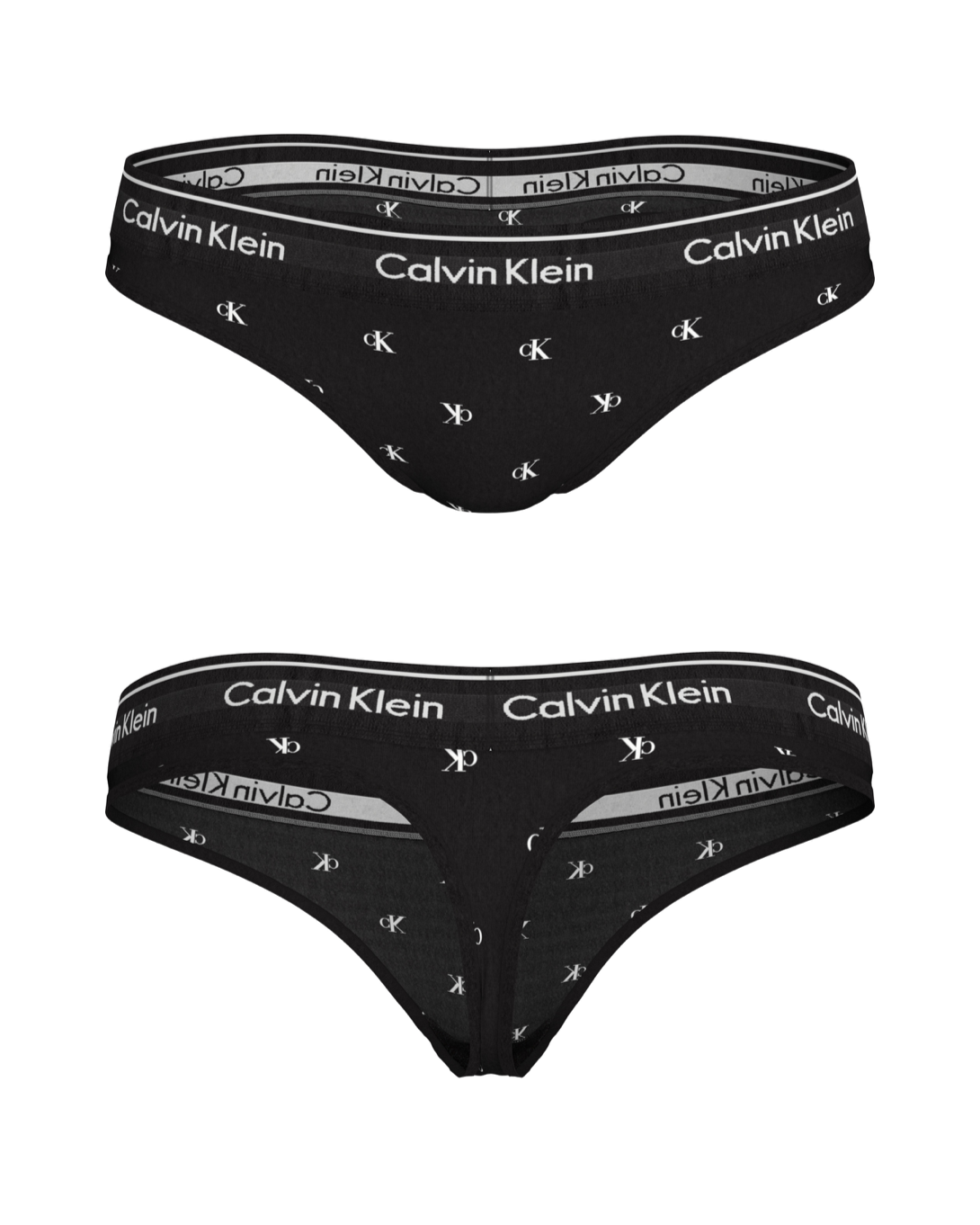 Undertøy dame thong stringtruse, calvin klein norge, svart logo