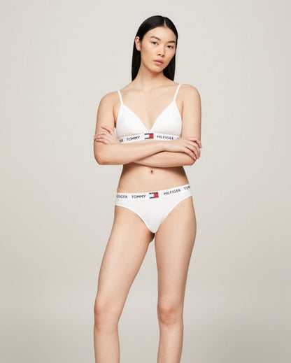 Thong Tommy Hilfiger heritage classic cotton string, undertøy frilin norge, bomull hvit