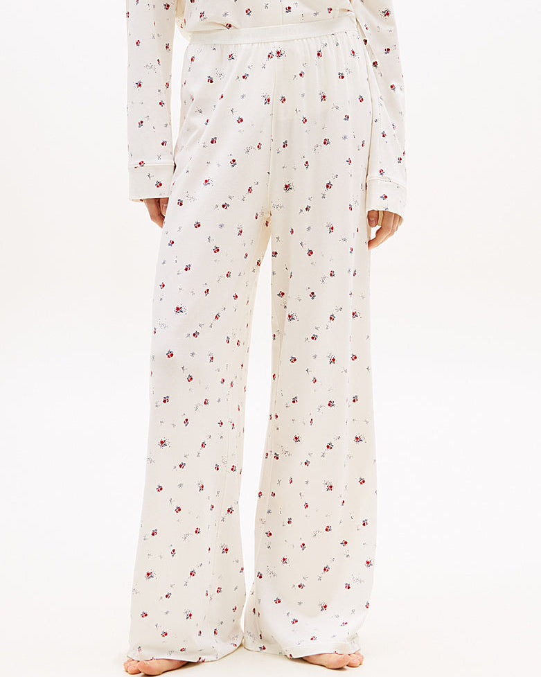 Nattøy loungewear pysjamas Tommy Hilfiger bomull cotton modal, bukse bottoms essential print, dame norge frilin