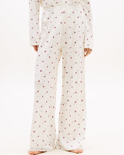 Nattøy loungewear pysjamas Tommy Hilfiger bomull cotton modal, bukse bottoms essential print, dame norge frilin