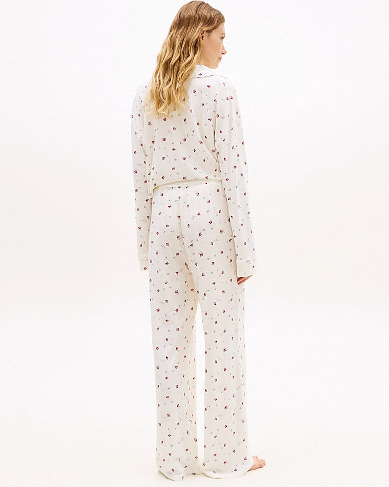 Nattøy loungewear pysjamas Tommy Hilfiger bomull cotton modal, bukse bottoms essential print, dame norge frilin