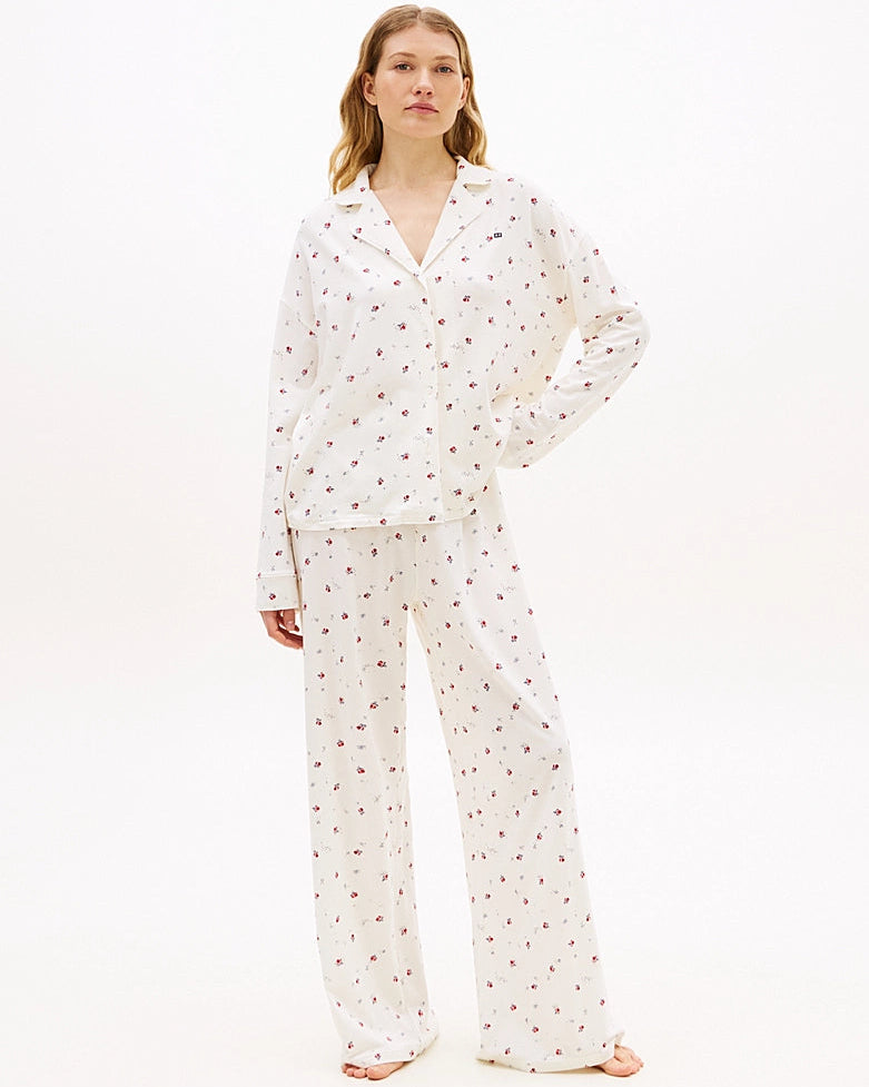 Nattøy loungewear pysjamas Tommy Hilfiger bomull cotton modal, bukse bottoms essential print, dame norge frilin