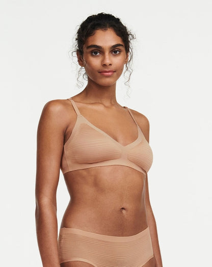 Stripes padded bralette, SoftStretch