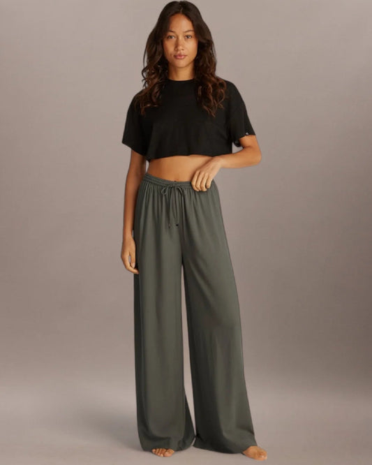 Bukse pants Calvin Klein swimwear dusty olive viskose, norge frilin badetøy