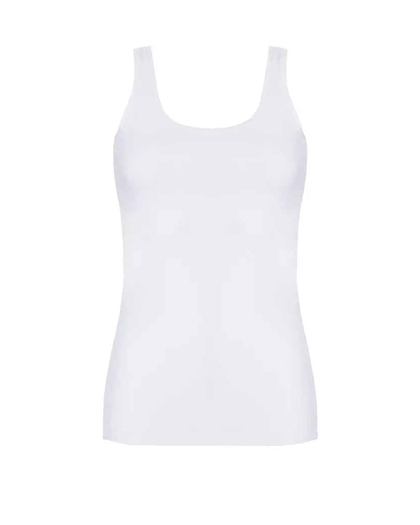 Tank topp hvit white bomull, Basic Cotton Femilet Chantelle, Frilin undertøy norge dame