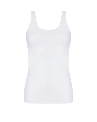 Tank topp hvit white bomull, Basic Cotton Femilet Chantelle, Frilin undertøy norge dame