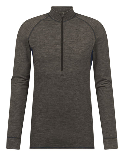 Ullundertøy herre genser med hals trøye ull virgin wool, Prfrmnc+ Mey grønn olive, Frilin undertøy norge menn