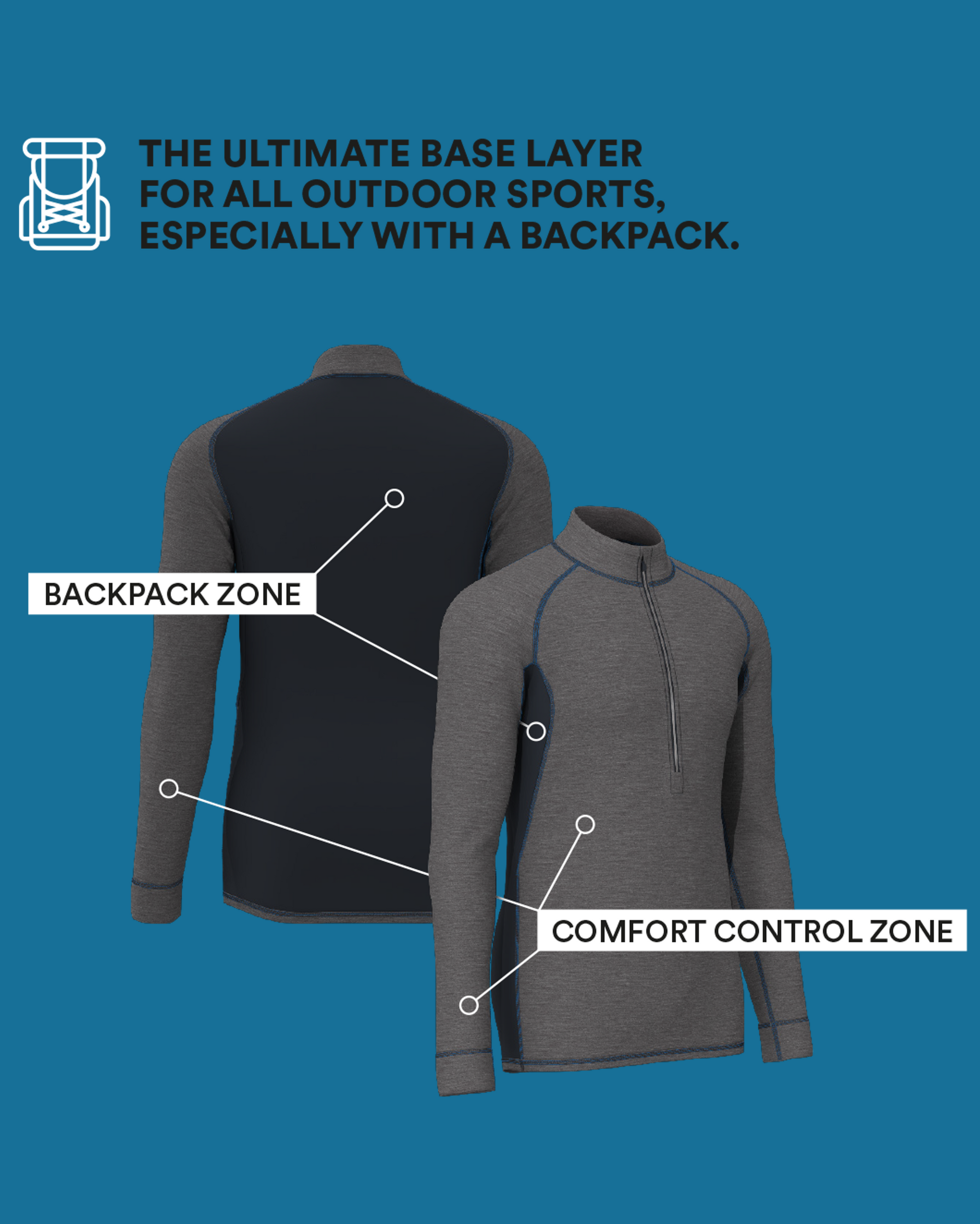 ullundertøy wool prfrmnc Mey sport ull menn herre frilin superundertøy