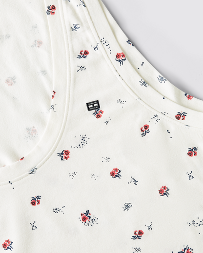 Tank topp loungewear pysjamas Tommy Hilfiger bomull cotton modal, singlet essential print, dame norge frilin